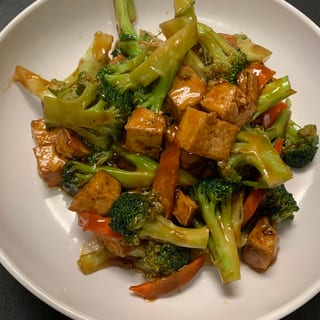 59 芥蓝豆腐FRIED TOFU WITH BROCCOLI